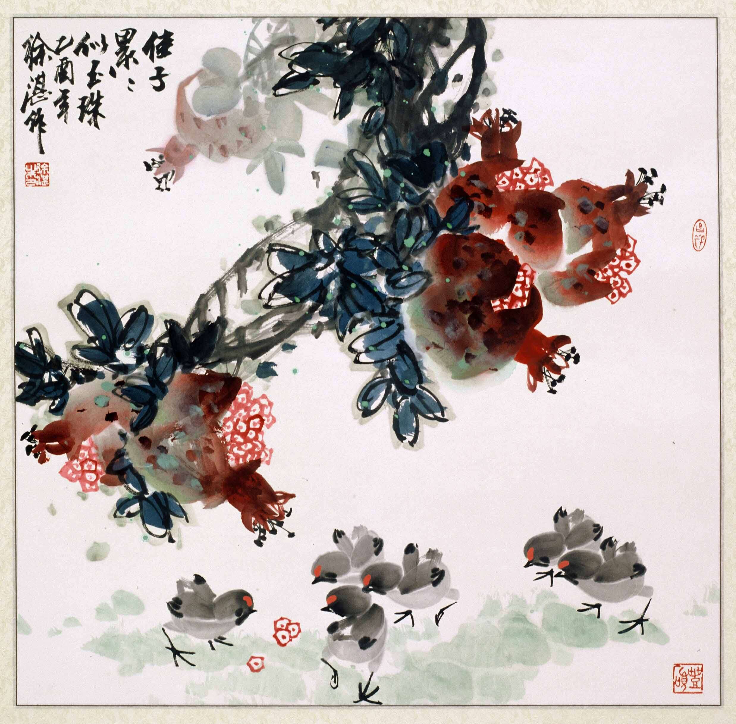 徐湛最新國(guó)畫(huà)，傳統(tǒng)與現(xiàn)代的和諧交融之韻